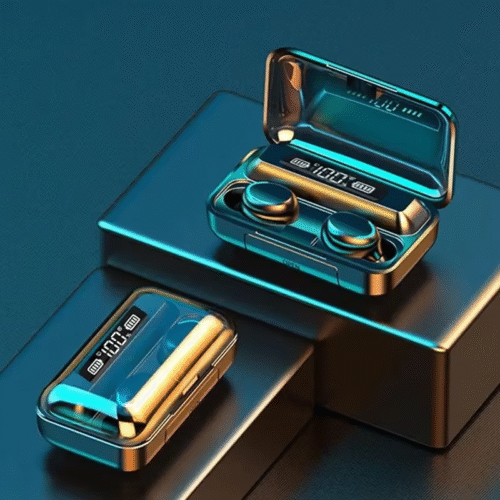 Auriculares Tws F9 y Powerbank